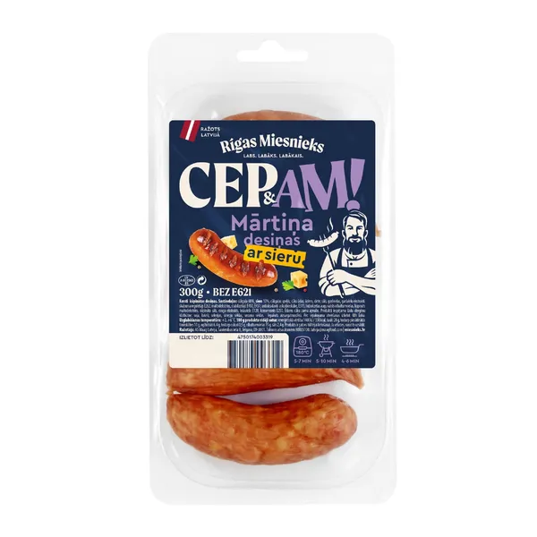 Desiņas Rīgas Miesnieks Mārtiņa ar sieru 300g