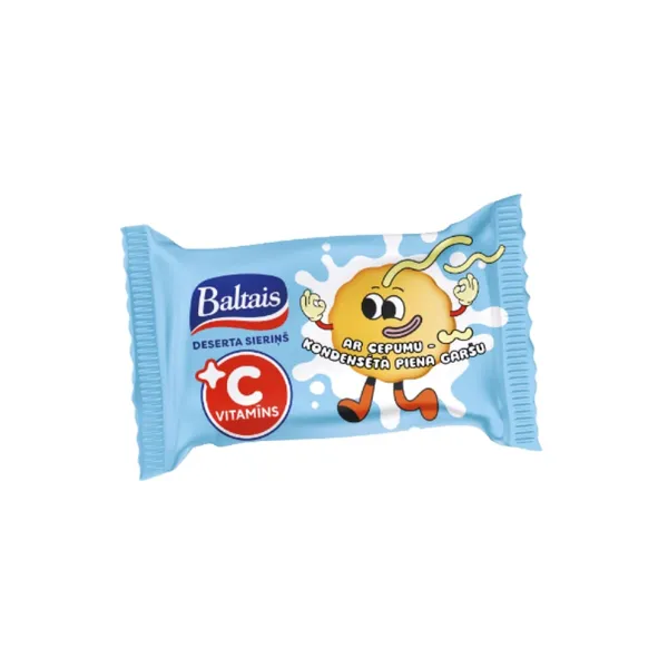 Deserta sieriņš Baltais ar C vitamīnu un cepuma - kondensētā piena garšu 38g