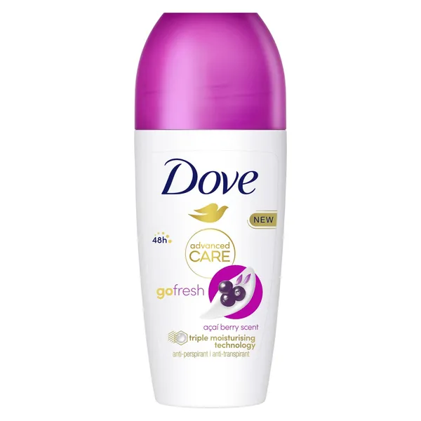 Dezodorants Dove Acai Berry & Waterlily Scent rullītis 50ml