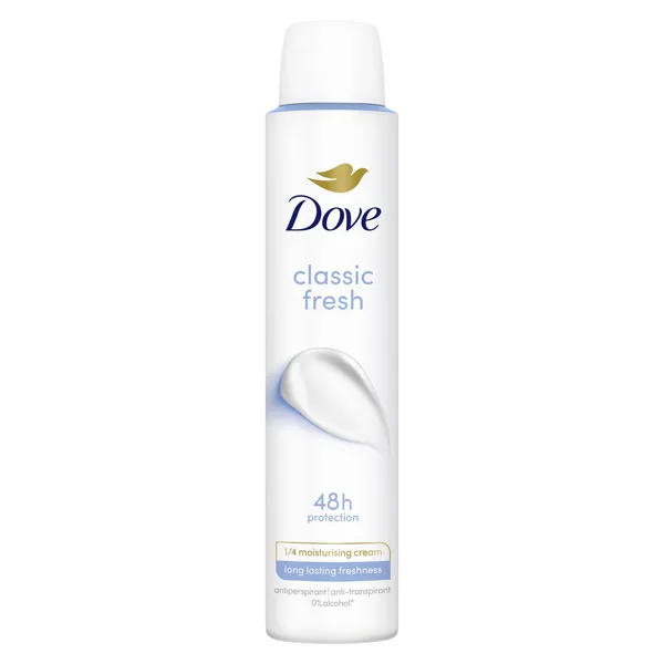 Dezodorants Dove Classic Fresh 48h 200ml