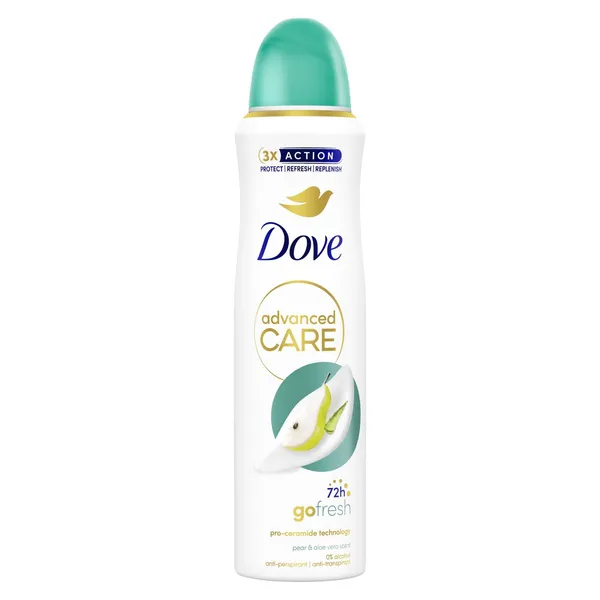 Dezodorants izsmidzināms Dove Pear Aloe Vera 150ml