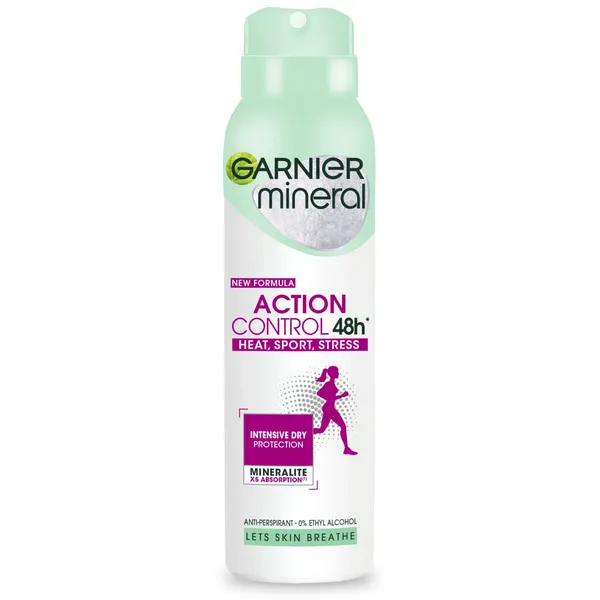 Dezodorants izsmidzināms sievietēm Garnier Mineral Action Control 150ml