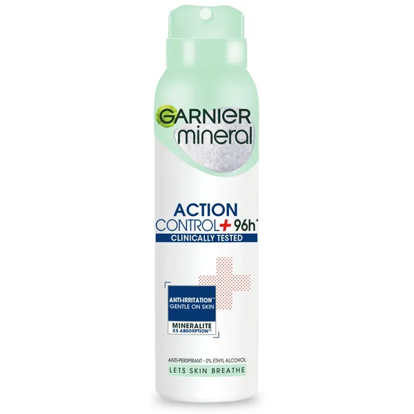 Dezodorants izsmidzināms sievietēm Garnier Mineral Action Control Clinical 150ml