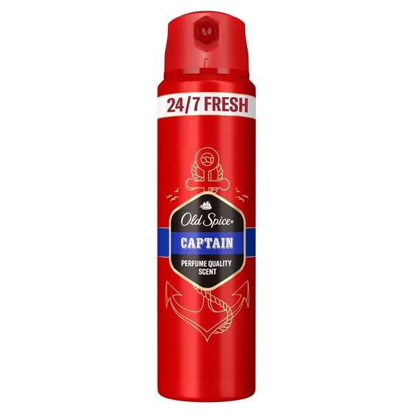 Dezodorants Old Spice Captain vīriešiem, izsmidzināms 150ml