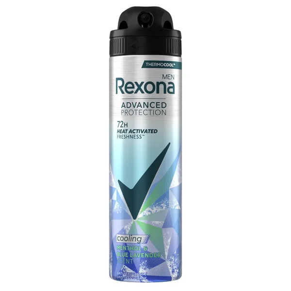 Dezodorants Rexona Men Menthol Blue Lavender 72h 150ml