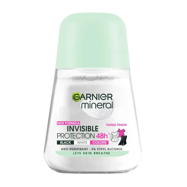 Dezodorants rullītis sievietēm Garnier Mineral Invisible BWC 50ml