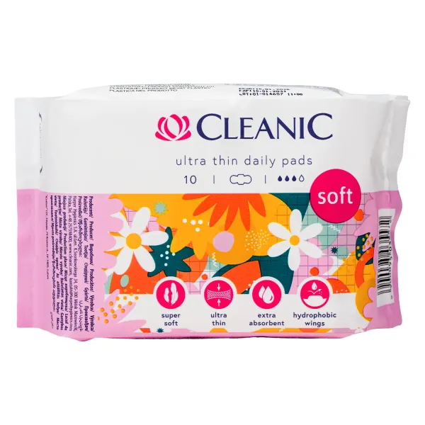 Dienas higiēniskās paketes Cleanic Soft 10gab.