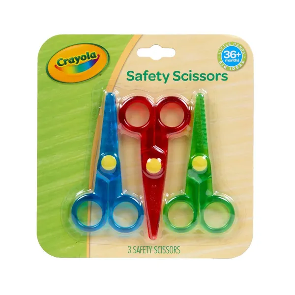 Drošās šķēres MiniKids Crayola 3 gab