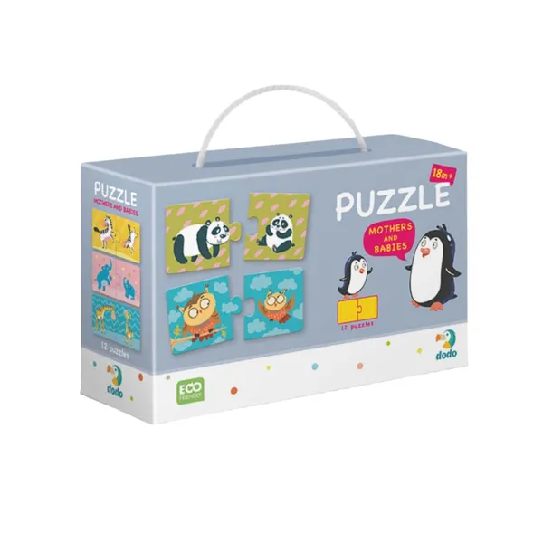 Duo puzle Mammas un mazuļi DoDo
