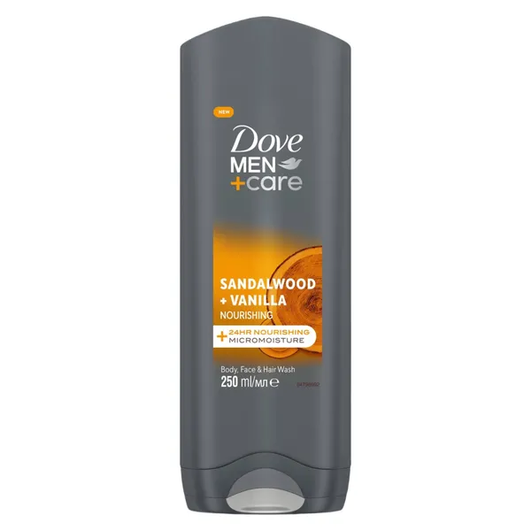 Dušas želeja Dove Men Sand&Vanilla 250ml