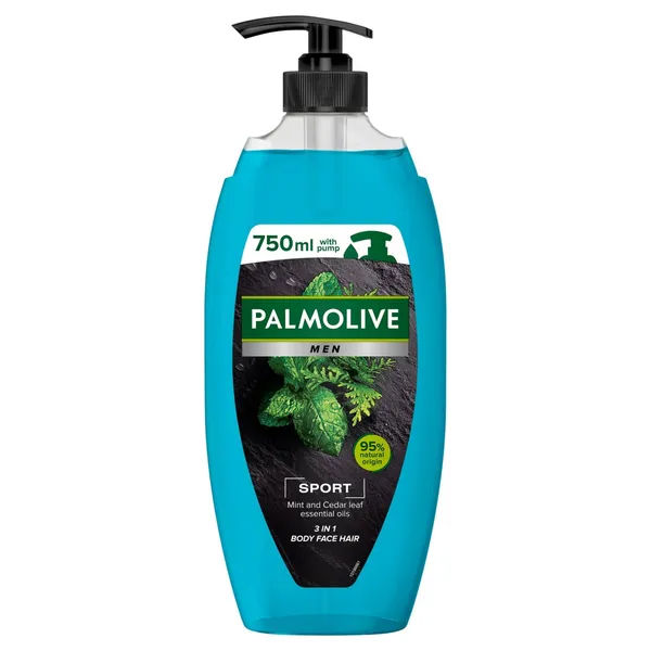 Dušas želeja Palmolive For Men Revitalizing Sport,pump,750ml