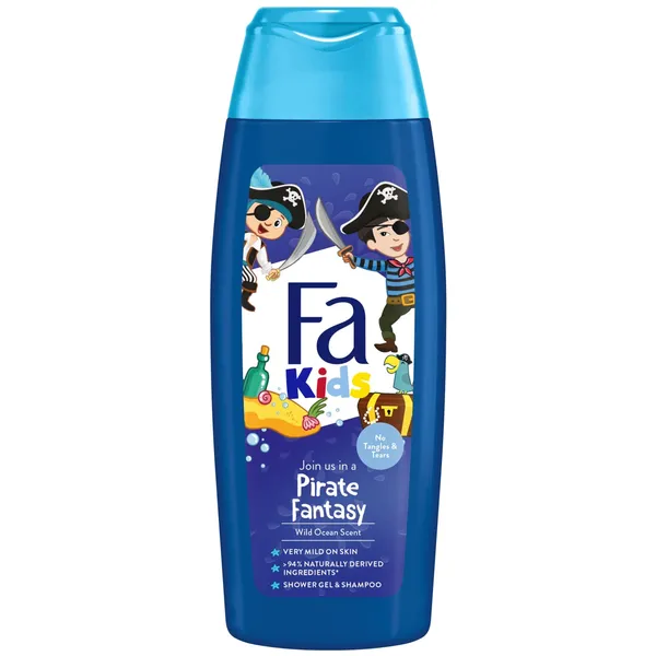 Dušas želeja un šampūns Fa Pirate bērniem 250ml