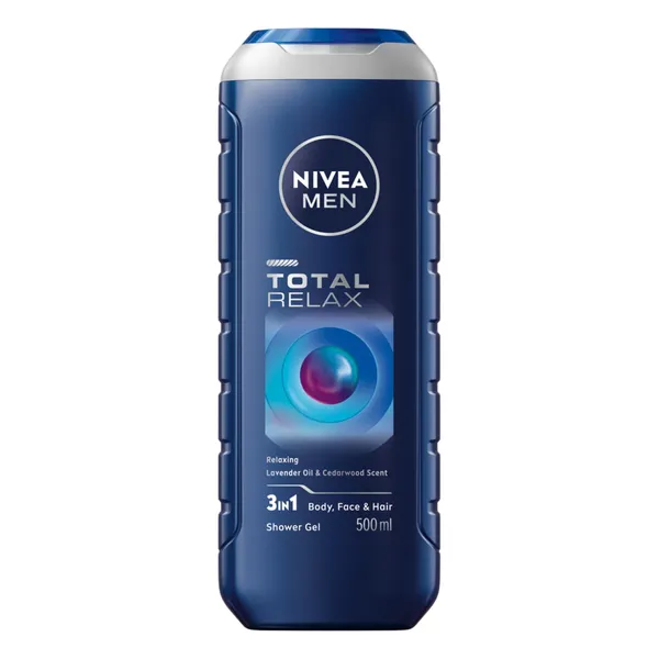 Dušas želeja vīriešiem Nivea Men Total Relax 500ml
