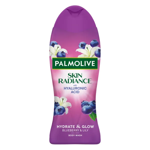 Dužas želeja Palmolive Skin radiance with natural aha, blueberry and lily 500ml