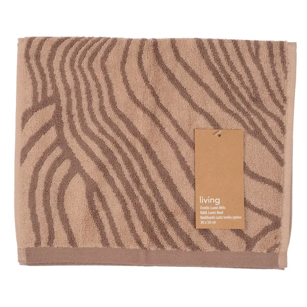 Dvielis 30x50 cm bēšs SS26