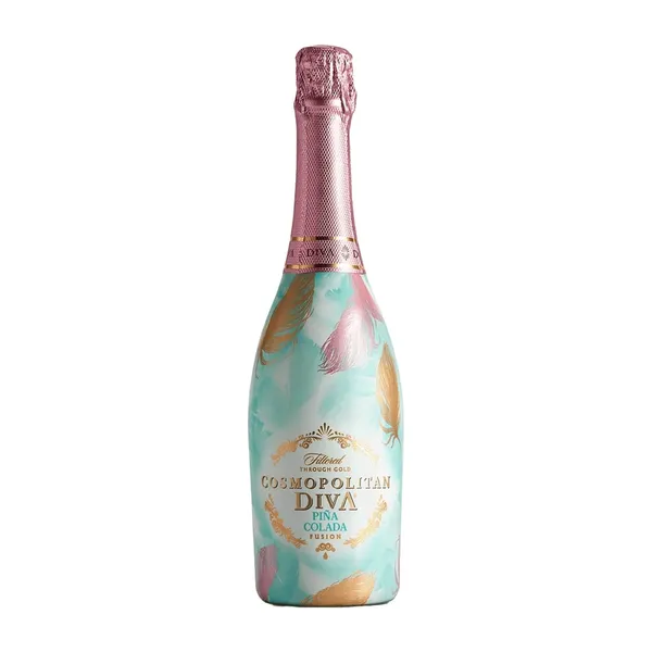 Dzirkstošais vīns Cosmopolitan Diva Pina Colada 5,5% 0,75l