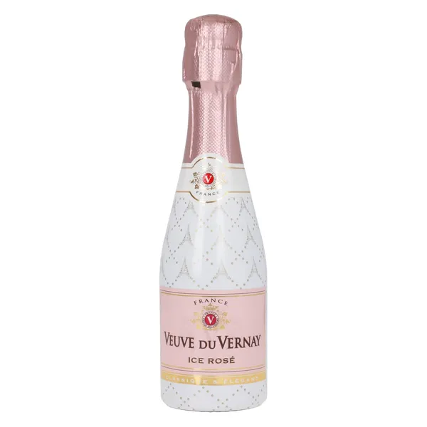 Dzirkstošais vīns Veuve du Vernay ice rose 11% 0,2l