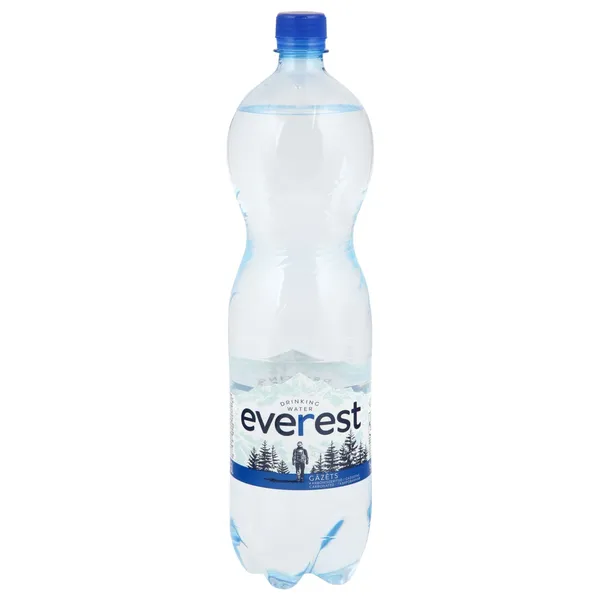 Dzeramais ūdens EVEREST gāzēts 1,5L D