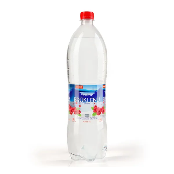 Dzeramais ūdens Rimi ar brūkleņu garšu, gāzēts 1,5l