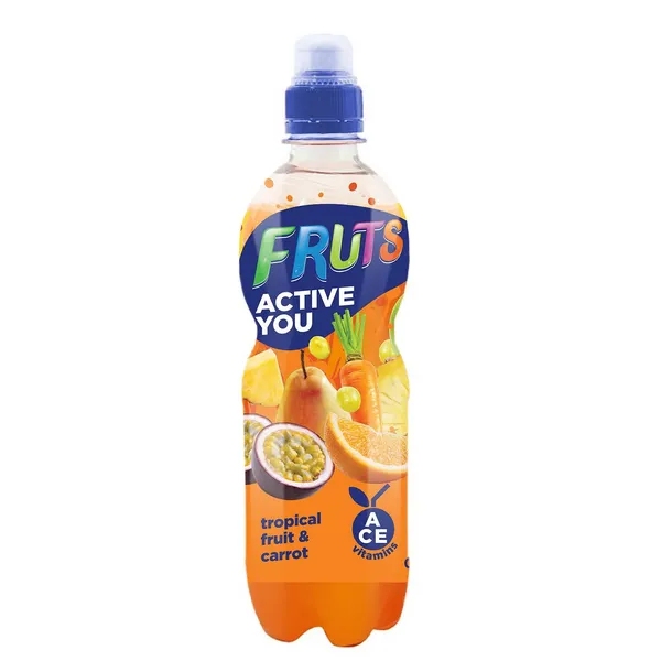 Dzēriens Fruts burkānu, tropu augļu 0,5l