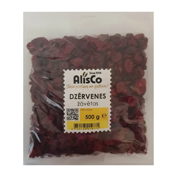 Dzērvenes Alis Co žāvētas 500g