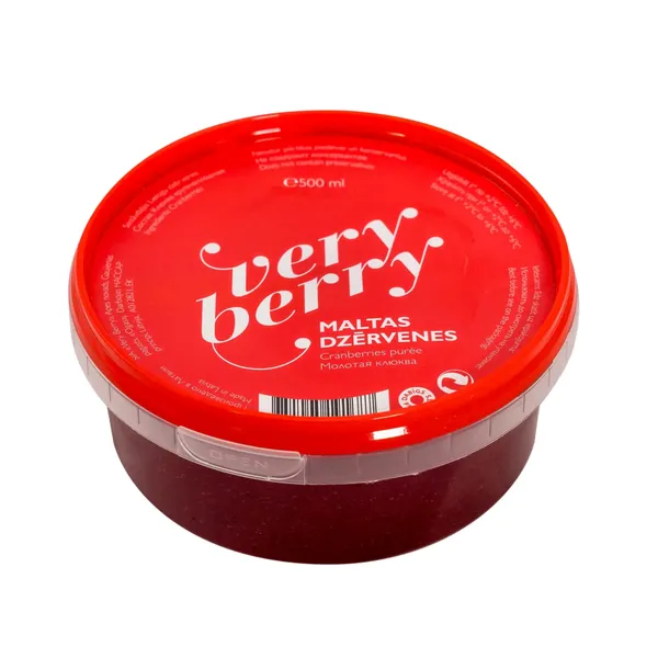 Dzērvenes lielogu maltas, 500ml