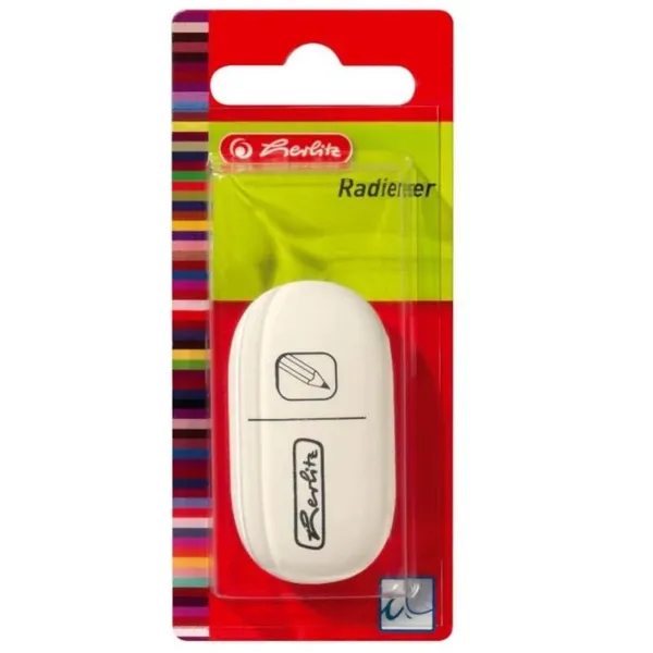 Dzēšgumija Herlitz ergonomiska balta BS26