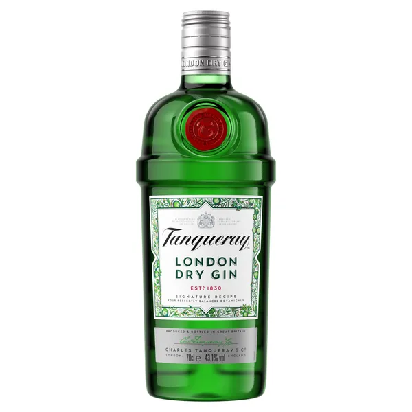 Džins TANQUERAY 43,1% 0,7l