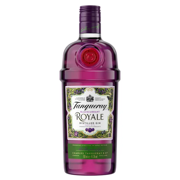 Džins TANQUERAY Blackcurrant Royale, 41,3%, 0.7l