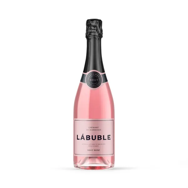 Dzirkstošais vīns LaBuble Rose Cremant de Bordeaux AOP Brut 11,5% 0,75l