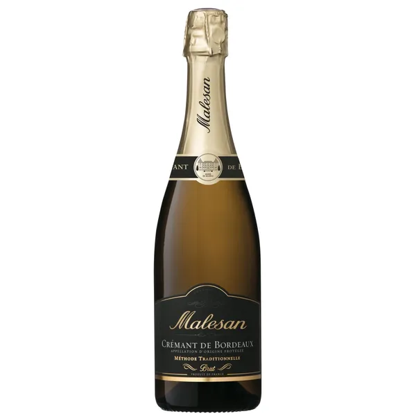 Dzirkstošais vīns Malesan Cremant de Bordeaux Brut 13% 0.75l