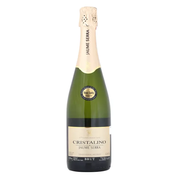 Dzirkstošais vīns Cava Jaume Serra Castelfino Brut 11,5% 0,75l