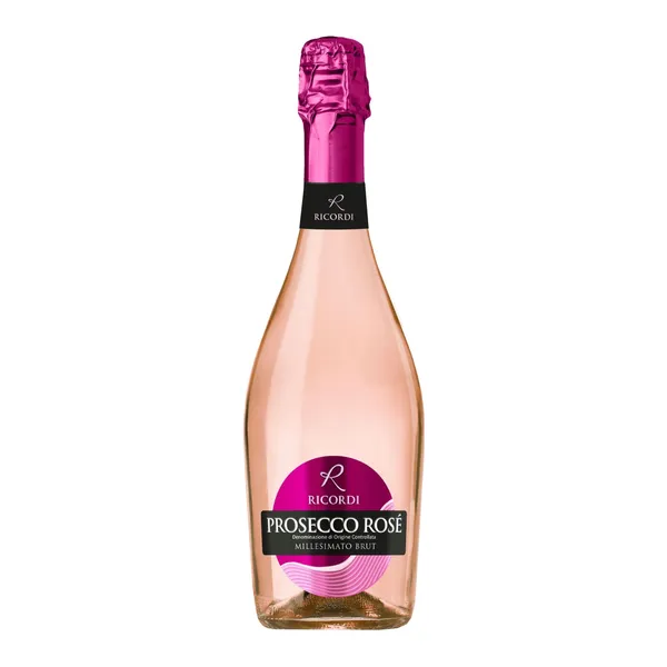 Dzirkstošais vīns Ricordi Prosecco Doc Brut Rose 11% 0,75l