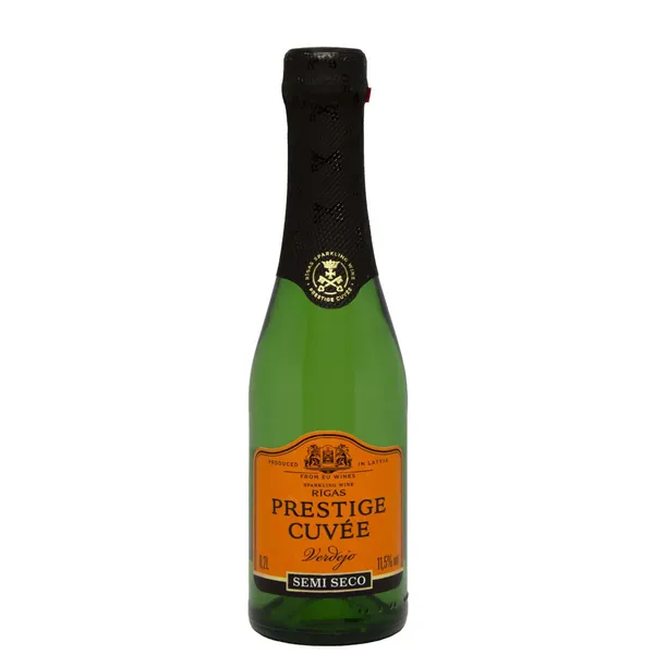 Dzirkstošais vīns Rīgas Prestige Cuvee Semi Seco 11,5% 0,2l