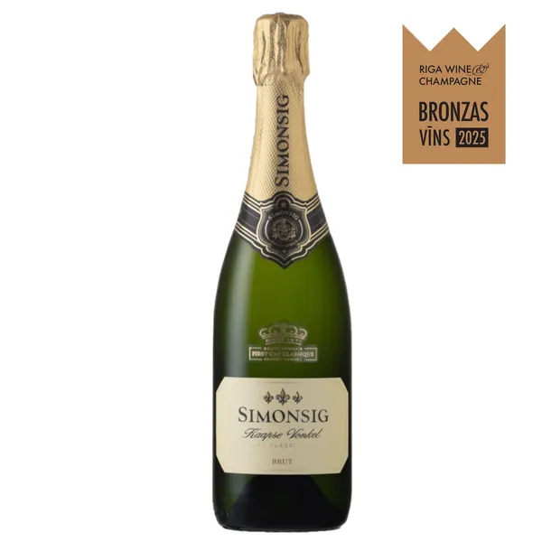 Dzirkstošais vīns Simonsig Kaapse Vonkel Brut 12% 0,75l
