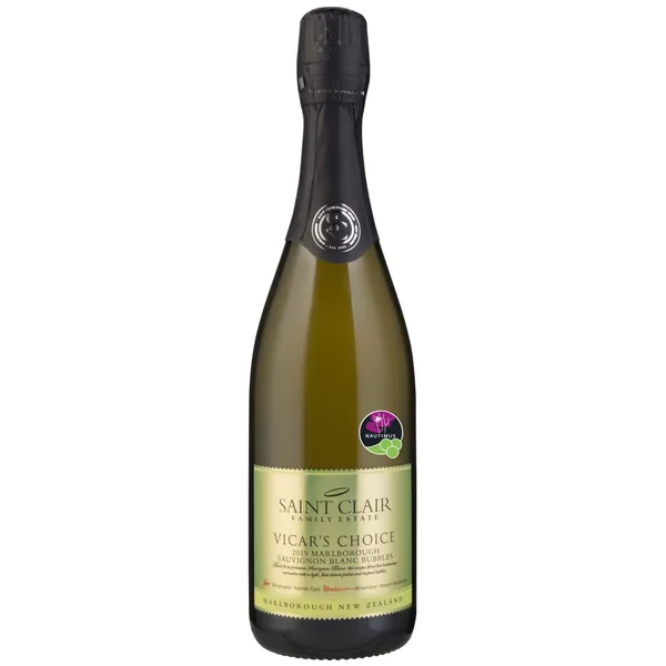 Dzirkstošais vīns Saint Clair Vicar's Choice Sauvignon Blanc Bubbles Marlborough 13% 0,75l