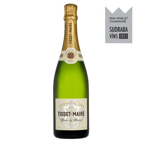 Dzirkstošais vīns Tissot-Maire Cremant du Jura Blanc de Blancs Brut 12% 0,75l