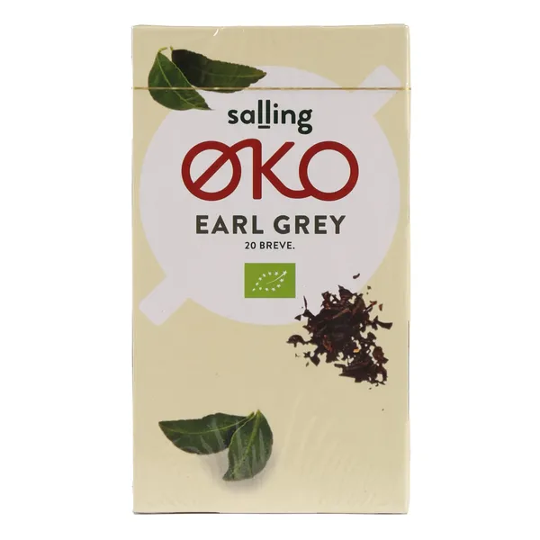 Ekoloģiska earl grey tēja Salling Eko 20 paciņas