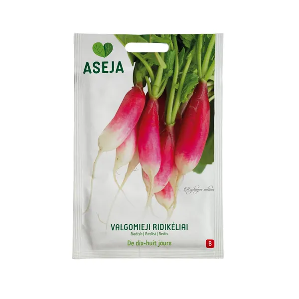 Ēdami redīsi De dix-huit jours, Aseja, 2g, 20-0138 (B)