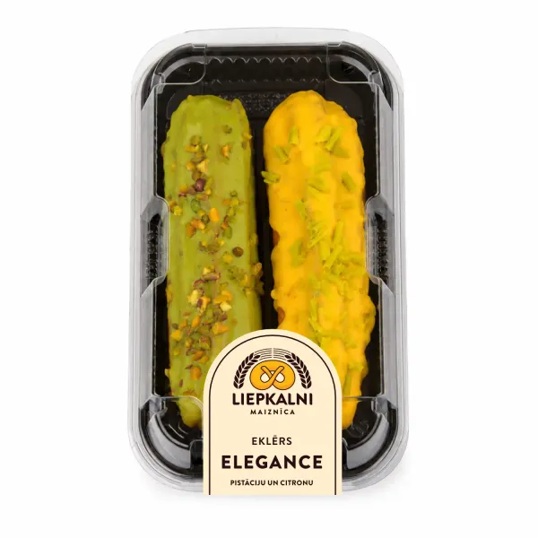Eklēri Liepkalni Elegance ar pistāciju un citrona garšu 150g