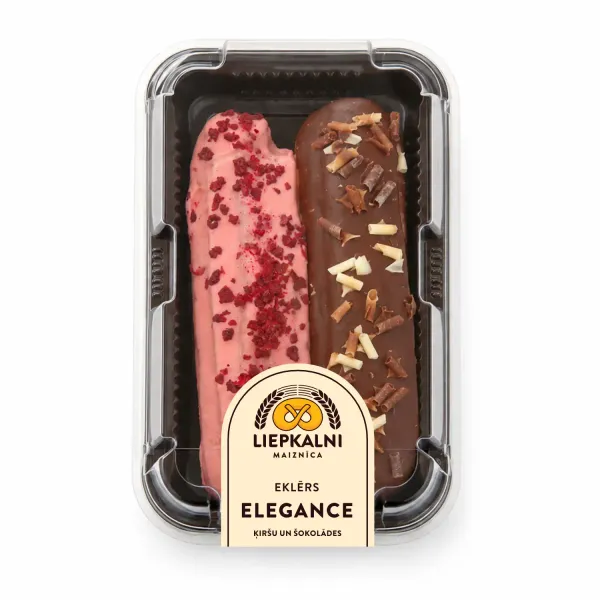 Eklēri Liepkalni Elegance ar šokolādes un ķiršu garšu 150g