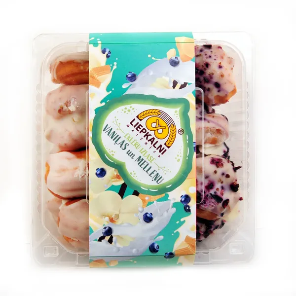 Eklēru izlase Liepkalni vaniļas un melleņu 300g