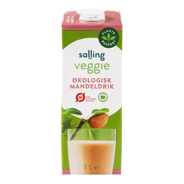 Ekoloģisks mandeļu dzēriens Salling Veggie 1l