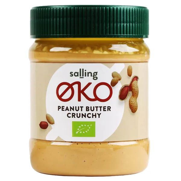 Ekoloģisks zemesriekstu sviests Salling Eko kraukšķīgais 340 g