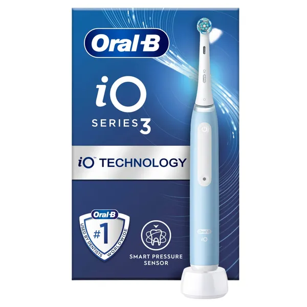 Elektriskā zobu birste ORAL-B iO3, Ice Blue, 1 gab.