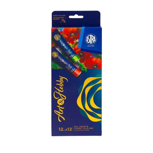 Eļļas krāsu komplekts Astra Art&Hobby 12x12ml BS26