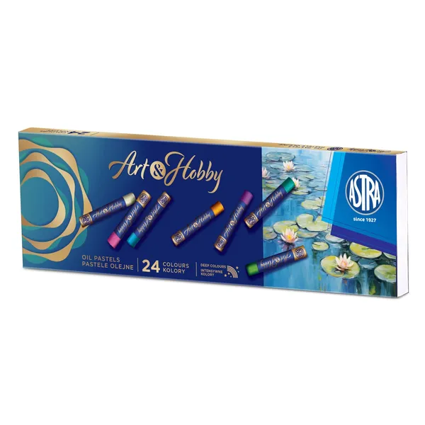 Eļļas pasteļkrītiņi Astra Art&Hobby 24 krāsas BS26
