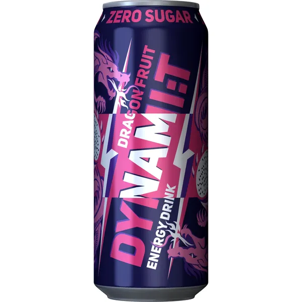 Enerģijas dzēriens Dynamit Drag.fr.zero sugar ar saldinātājiem 0,5l