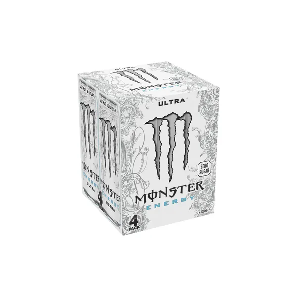 Enerģijas dzēriens Monster Zero Ultra ar saldinātajiem 4x500ml