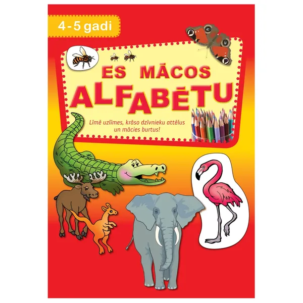 Es Mācos Alfabētu (4-5 Gadi)